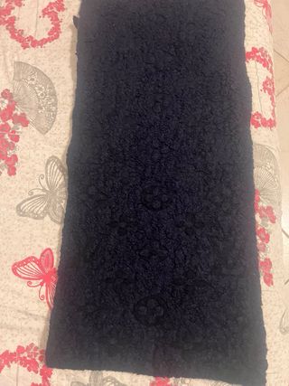 Sciarpa Louis Vuitton Uomo Blu originale 26x115cm