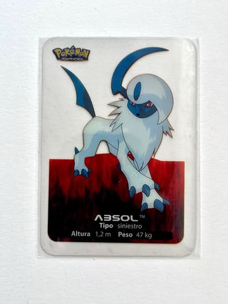 Carta Pokémon Absol Lamincards álbum Advanced