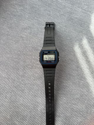 Reloj Casio F91W Negro