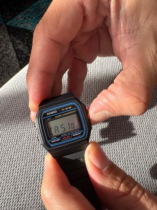 Reloj Casio F91W Negro