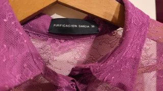 Vestido Purificación García Morado Talla M