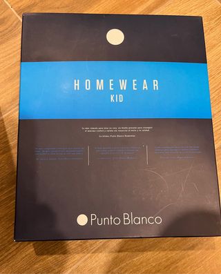 Pijama Largo Niño Punto Blanco Rayas