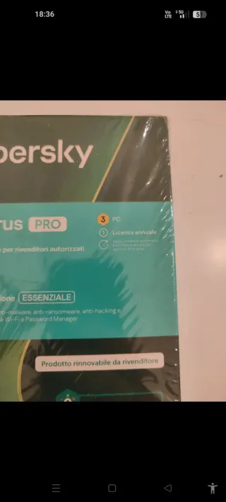 Kaspersky Anti-Virus PRO PC Licenza