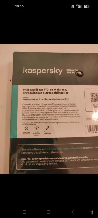 Kaspersky Anti-Virus PRO PC Licenza