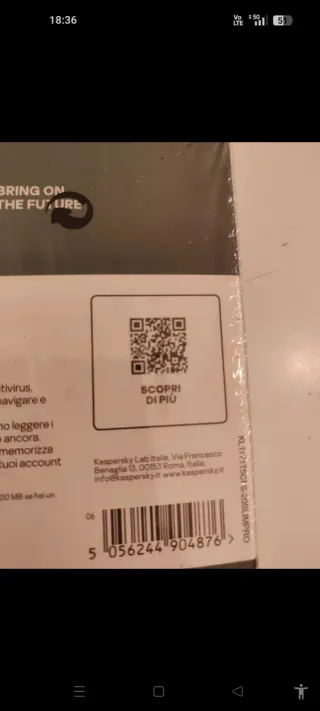 Kaspersky Anti-Virus PRO PC Licenza