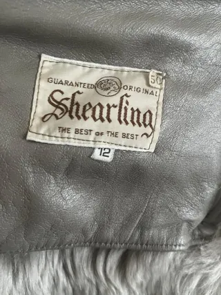 Shearling lungo donna beige