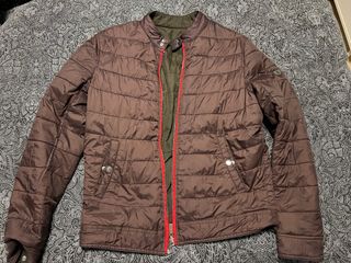 Abrigo reversible Álvaro Modero Verde y marrón