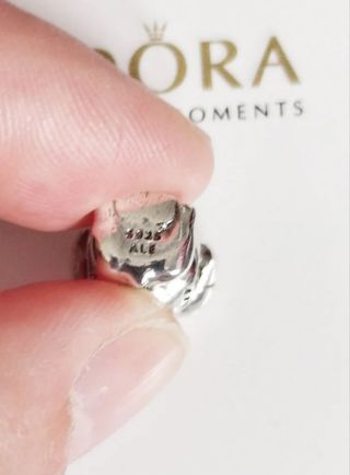 Charm Pandora Stitch Disney Plata
