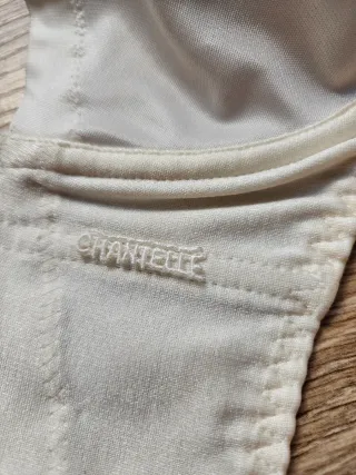 Sujetador Chantelle blanco encaje sin tirantes