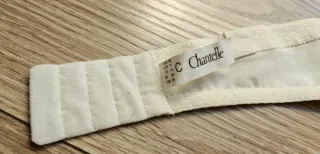 Sujetador Chantelle blanco encaje sin tirantes