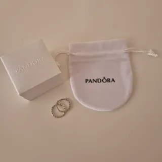 Pendientes Aro Pandora Plata
