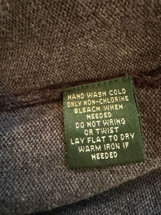 Ralph Lauren maglione paisley cashmere seta XL