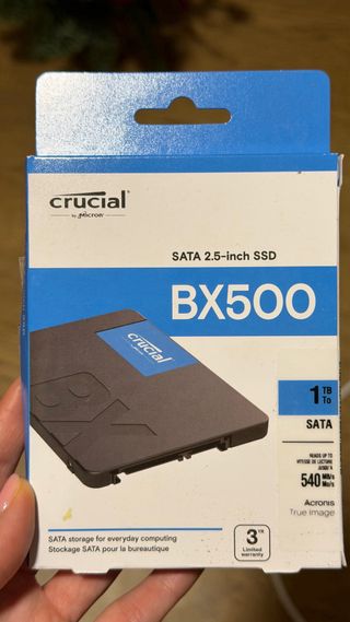 Crucial BX500 SSD SATA 2.5 1TB Nuevo