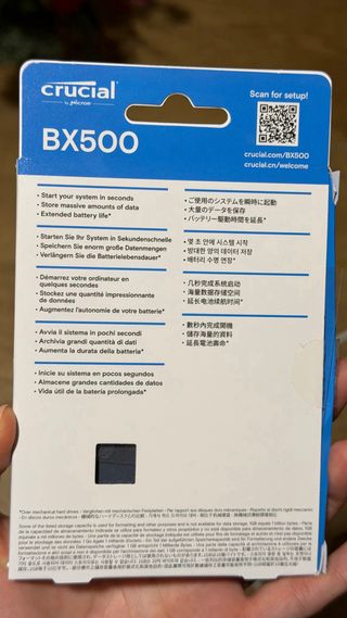 Crucial BX500 SSD SATA 2.5 1TB Nuevo