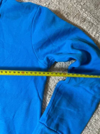 Sudadera Adidas Azul y Dorada Y2K