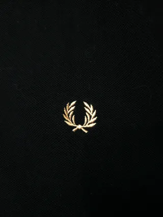 Polo Fred Perry Negro Original