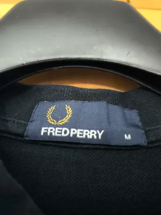 Polo Fred Perry Negro Original