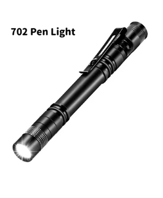 Mini linterna led larga aluminio 300lm 13cm. Nueva