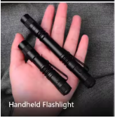 Mini linterna led larga aluminio 300lm 13cm. Nueva