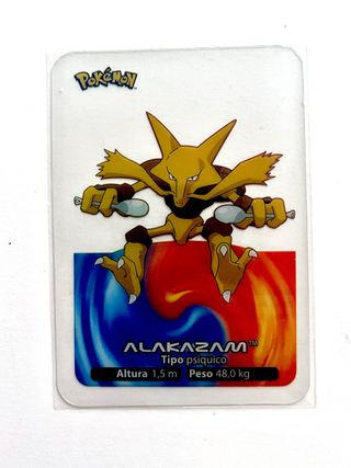 Carta Pokémon Alakazam Lamincards base set 2005