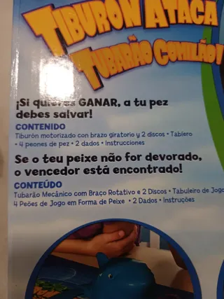 Juego mesa "Tiburón Ataca"