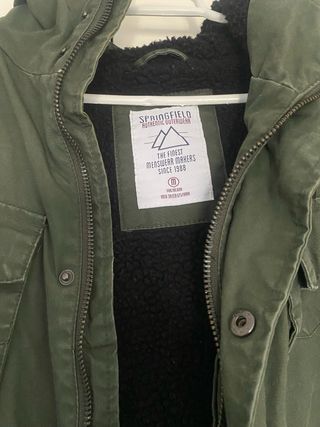 Abrigo verde Springfield Talla M