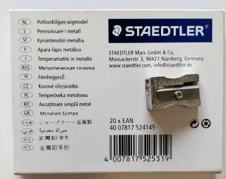 15 Sacapuntas Metálicos Staedtler