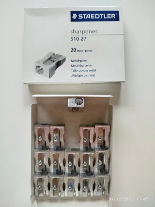 15 Sacapuntas Metálicos Staedtler