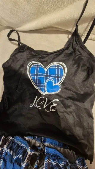 Pijama Verano Corazones y Cuadros