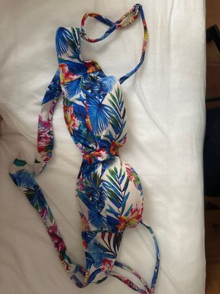Bikini estampado tropical
