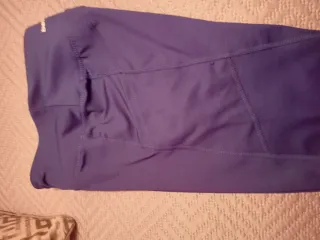 Leggings mujer azulados con bolsillos