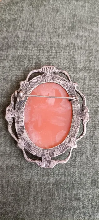 Broche Camafeo Antiguo Estilo Victoriano