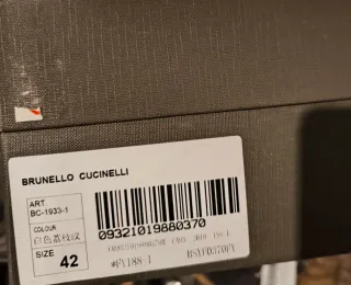 Sneakers Brunello Cucinelli bianche uomo 42