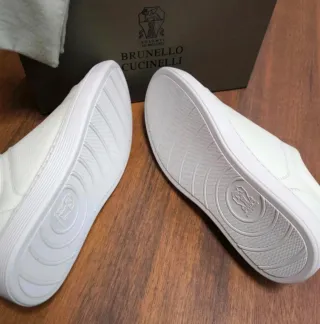 Sneakers Brunello Cucinelli bianche uomo 42