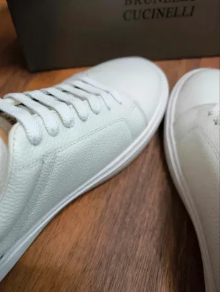 Sneakers Brunello Cucinelli bianche uomo 42
