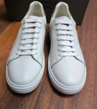 Sneakers Brunello Cucinelli bianche uomo 42