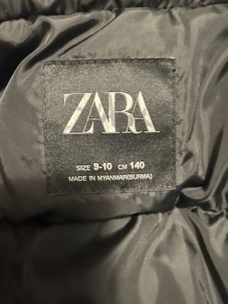 Abrigo niño Zara Talla 9-10 años 140cm