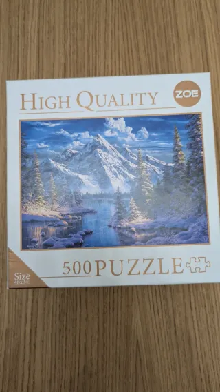Puzzle 500 Piezas Paisaje Montaña Invierno