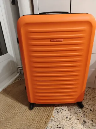 Maleta grande Paco Martínez naranja