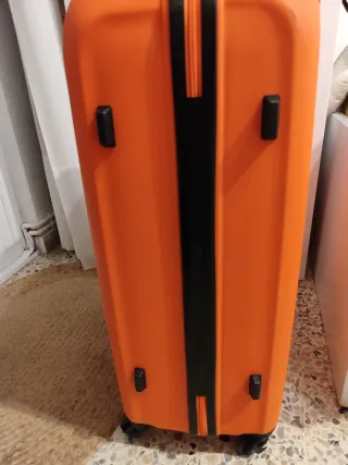 Maleta grande Paco Martínez naranja