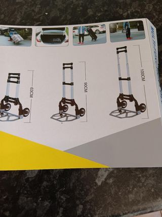 CARRETILLA PLEGABLE DE ALUMINIO NUEVA A ESTENAR _