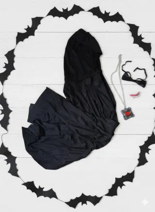 Disfraz vampiro con complementos