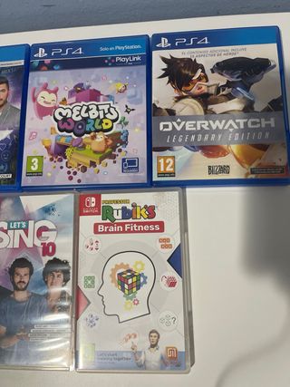 Lote Videojuegos PS4 y Switch