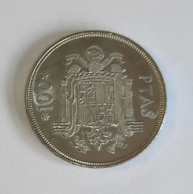 Spagna Moneta Re Juan Carlos 100 Peseta 1975 MBC