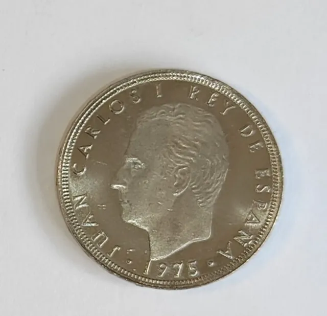 Spagna Moneta Re Juan Carlos 100 Peseta 1975 MBC