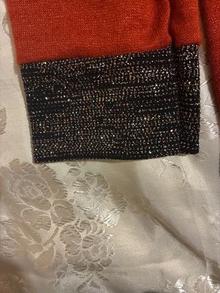 Maglia donna taglia unica color ruggine