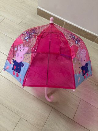 Paraguas burbuja infantil Peppa Pig