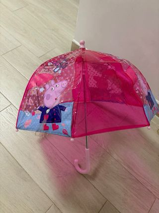 Paraguas burbuja infantil Peppa Pig