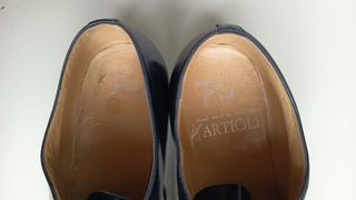 Scarpe Derby Pelle Blu N 43