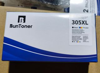 2 Cartuchos Tinta Negra y Color XL BunToner 305XL
